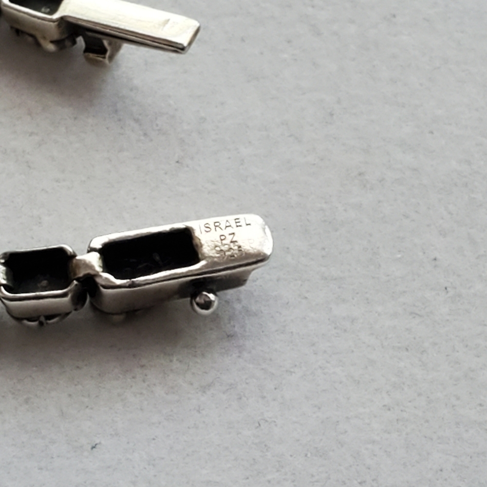 PZ Sterling Rose Link Bracelet - Picture 12 of 16